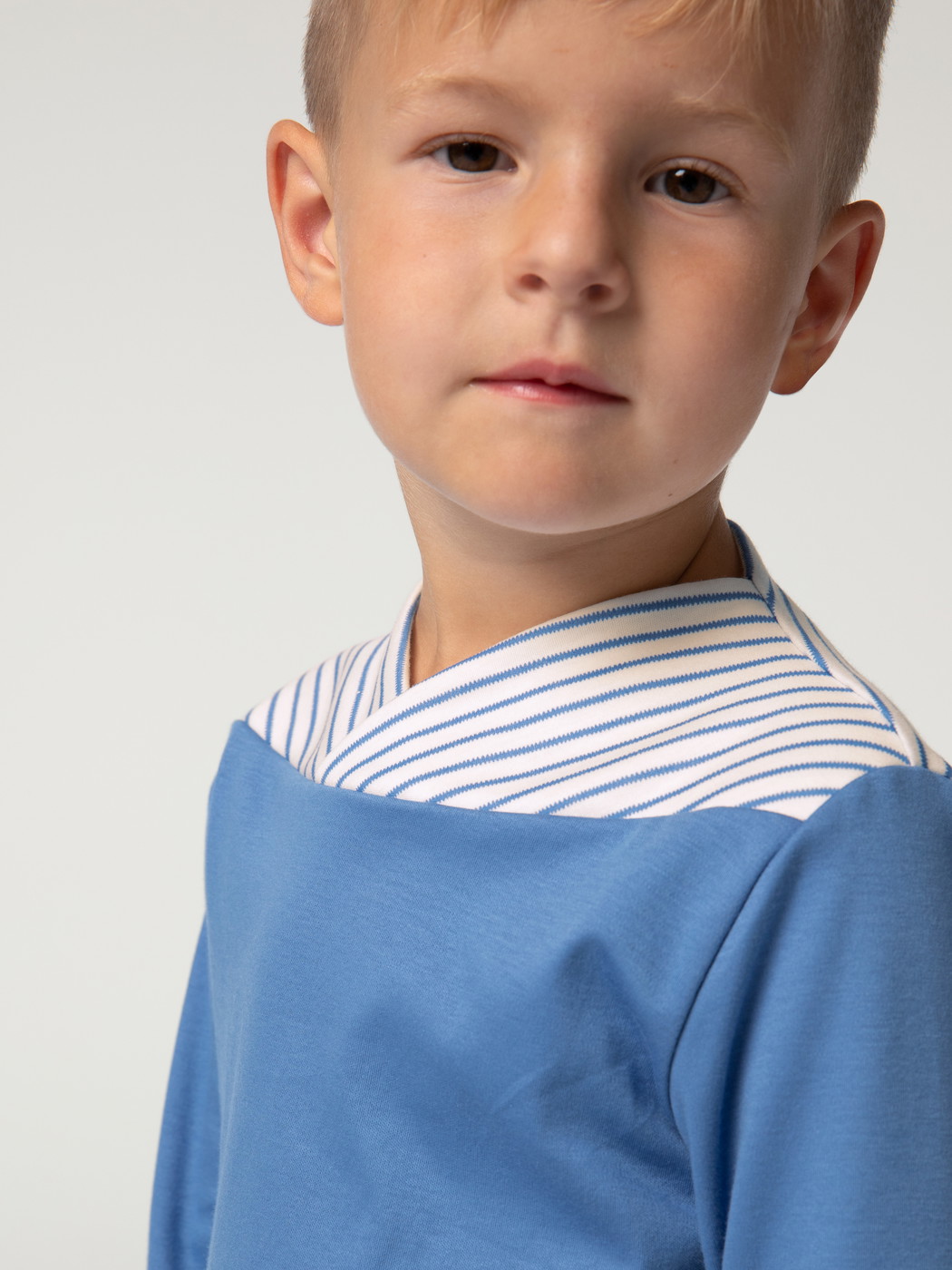 Kids - Pyjama with cuff made of 100% Cotton in Blue, , from the Toddlers Youngster series by CALIDA, Detail