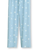 Kids - Pyjamas, long made of 100% Cotton in Blue, Patterned, from the Kids Snowflakes series by CALIDA, Front view, White background