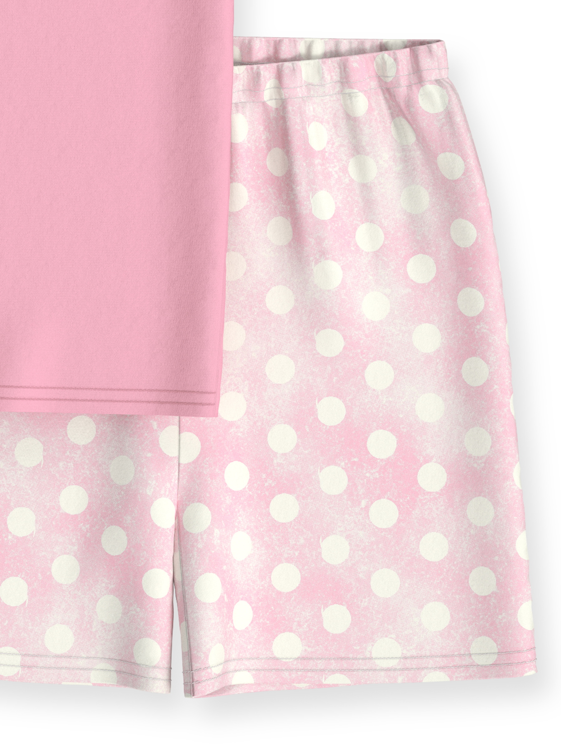 Kinder - Kurz-Pyjama aus reiner Bio-Baumwolle aus 100% Baumwolle in Rosa, Motiv aus Serie Toddlers Soft Ice von CALIDA