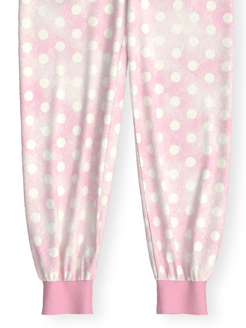 Enfant - Pyjama à poignets en 100% coton de couleur Rose, Motif, de la série Toddlers Soft Ice de CALIDA