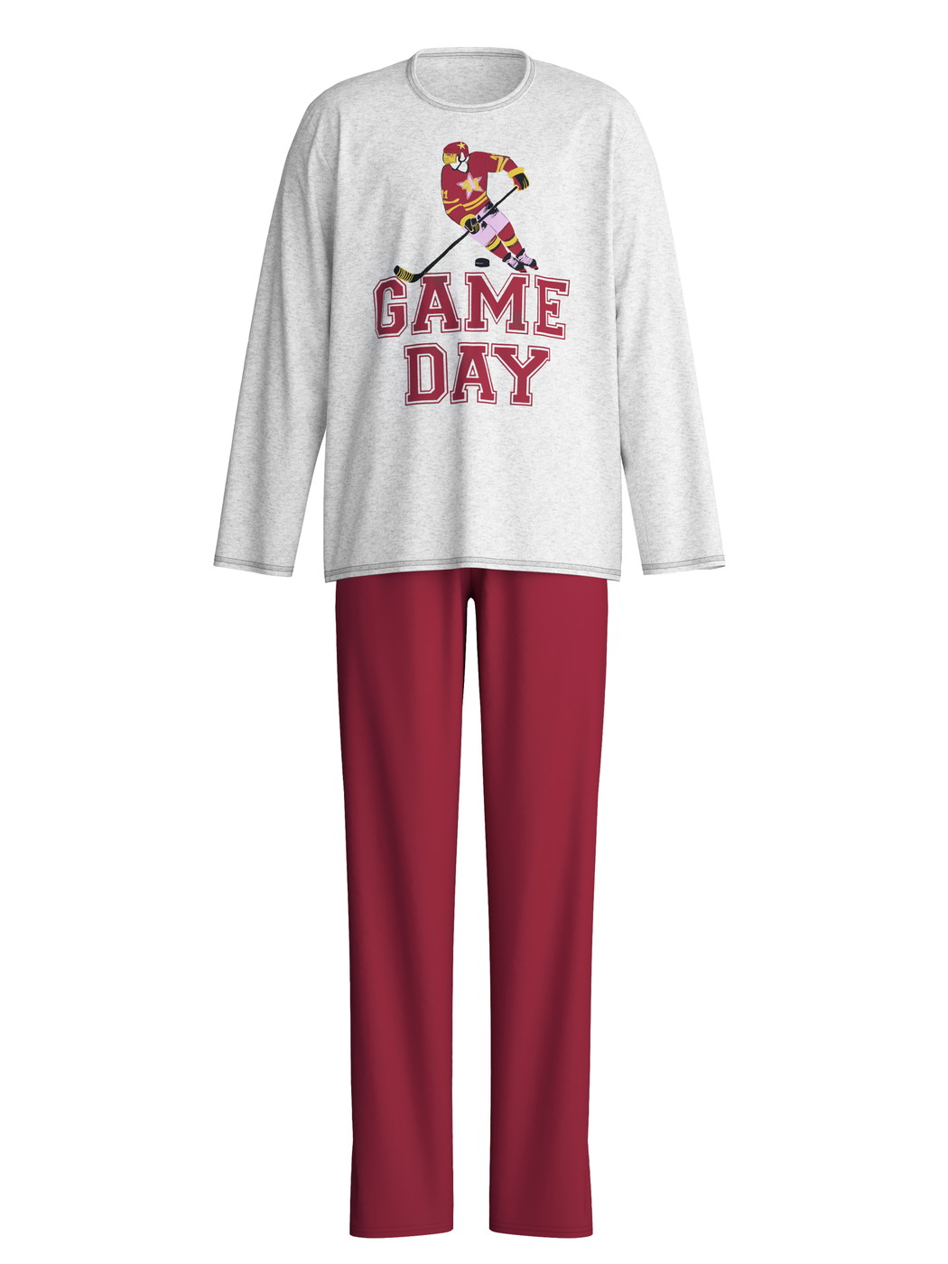 Enfant - Pyjama, longue en 100% coton de couleur Gris, , de la série Kids Sports de CALIDA