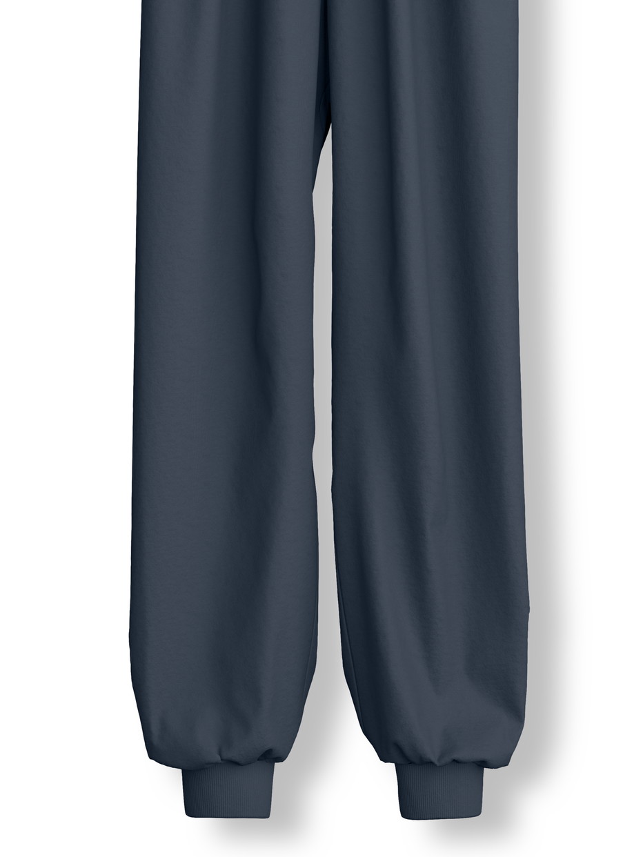 Figli - Pigiama con polsini in 100% cotone di colore Grigio, , della serie Kids Sports di CALIDA, Vista frontale, Sfondo bianco