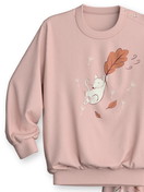 Kids - Pyjama with cuff made of 100% Cotton in Pink, Patterned, from the Toddlers Forest series by CALIDA, Front view, White background