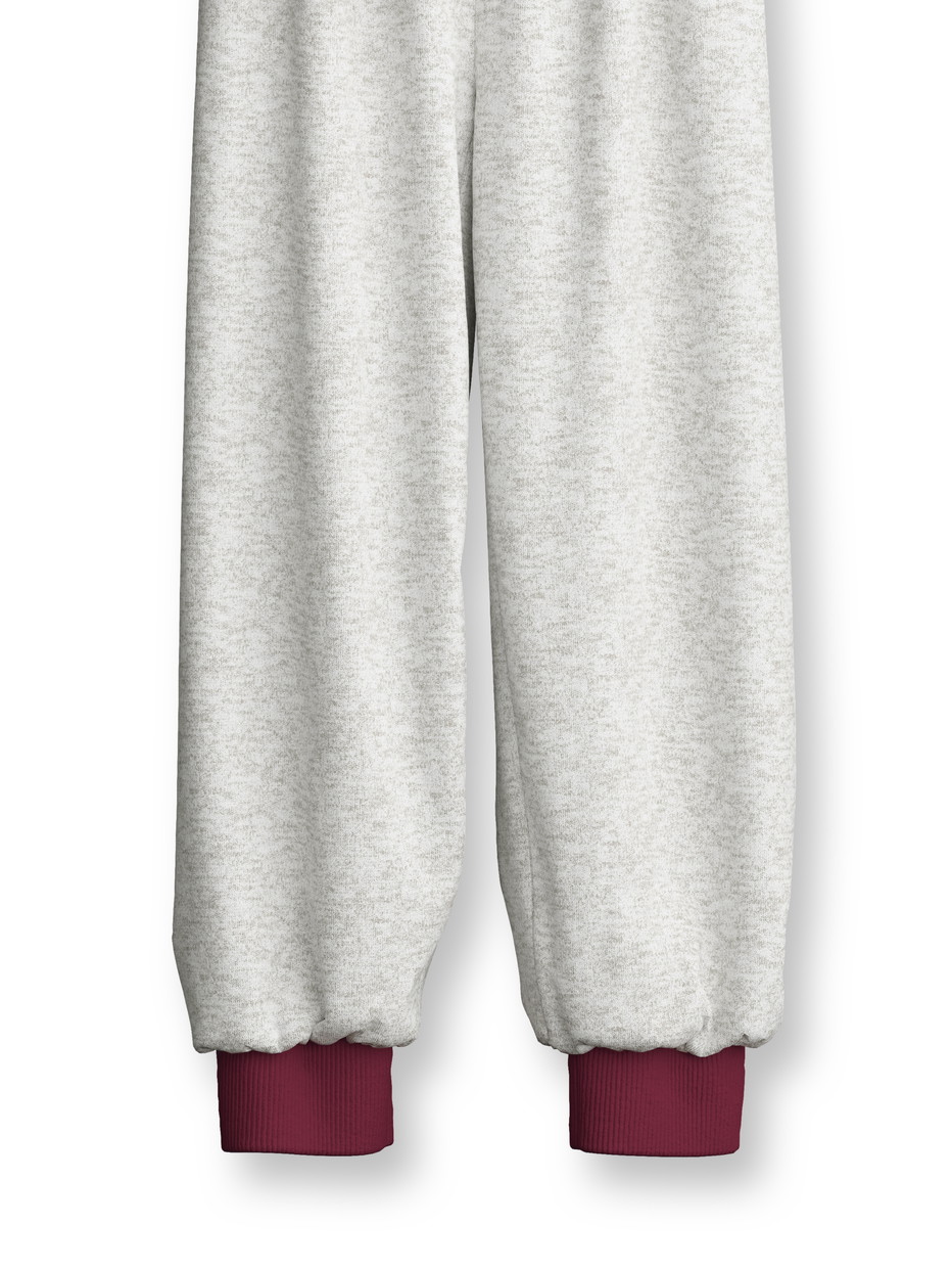 Figli - Pigiama con polsini in 100% cotone di colore Rosso, , della serie Toddlers Sports di CALIDA, Vista frontale, Sfondo bianco