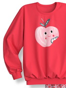 Figli - Pigiama con polsini in 100% cotone di colore Rosso, , della serie Kids Fruits di CALIDA, Vista frontale, Sfondo bianco