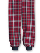 Kinder - Bündchen-Pyjama aus 100% Baumwolle in Blau, Gemustert aus Serie Family & Friends von CALIDA, Vorderansicht, Weißer Hintergrund