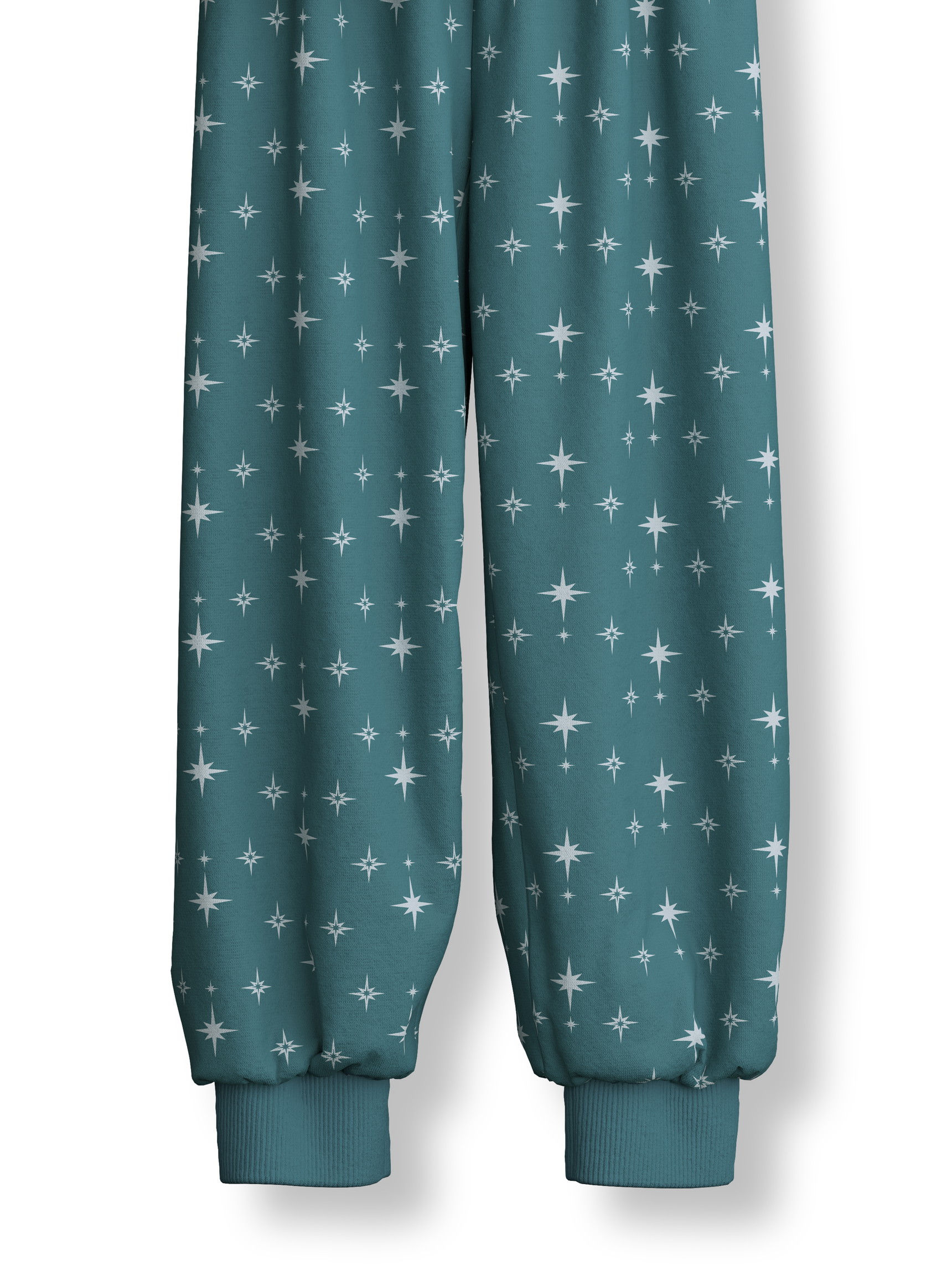 Kinder - Bündchen-Pyjama aus 100% Baumwolle in Grün, Motiv aus Serie Toddlers Stars von CALIDA, Vorderansicht, Weißer Hintergrund
