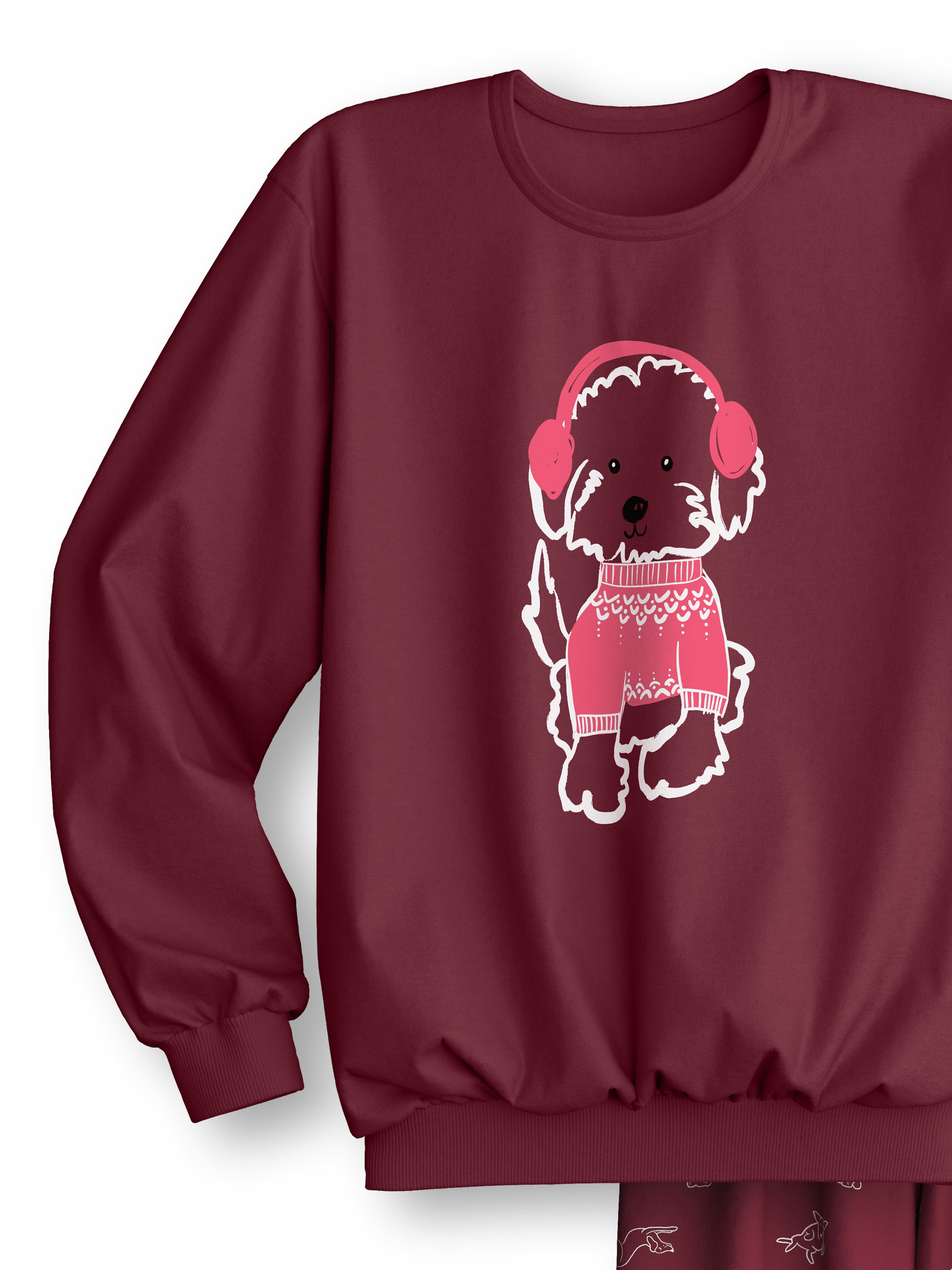 Figli - Pigiama con polsini in 100% cotone di colore Rosso, , della serie Family & Friends di CALIDA, Vista frontale, Sfondo bianco