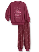Kinder - Bündchen-Pyjama aus 100% Baumwolle in Rot,  aus Serie Family & Friends von CALIDA, Vorderansicht, Weißer Hintergrund