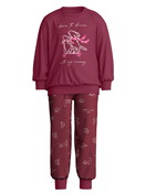 Kinder - Bündchen-Pyjama aus 100% Baumwolle in Rot,  aus Serie Family & Friends von CALIDA