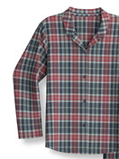 Kinder - Pyjama, lang aus 100% Baumwolle in Blau,  aus Serie Family & Friends von CALIDA, Vorderansicht, Weißer Hintergrund