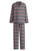 Kinder - Pyjama, lang aus 100% Baumwolle in Blau,  aus Serie Family & Friends von CALIDA, Vorderansicht, Weißer Hintergrund