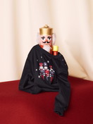 Kinder - Bündchen-Pyjama aus 100% Baumwolle in Blau, Motiv aus Serie Family & Friends von CALIDA, Detail