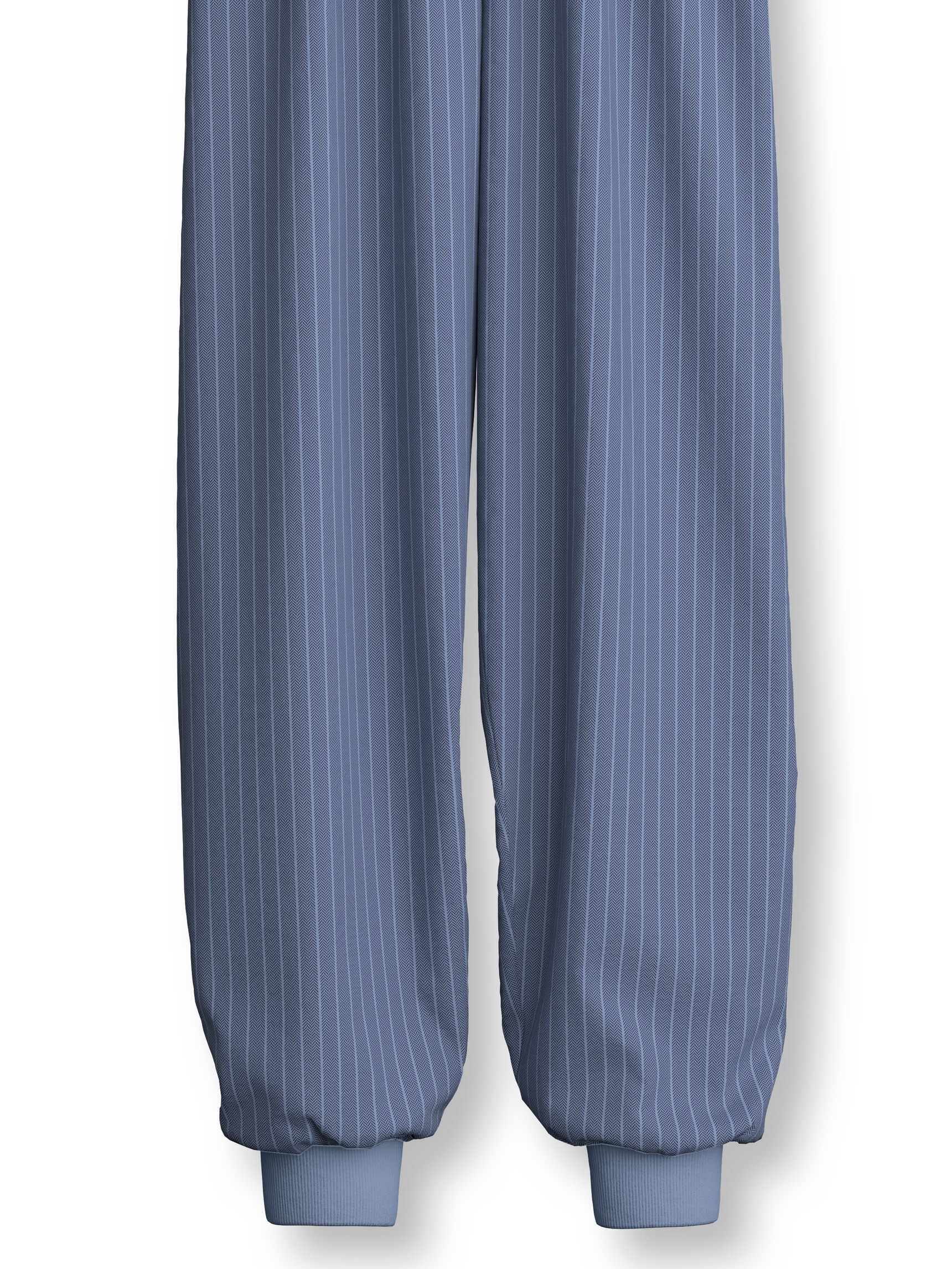Enfant - Pyjama avec bords élastiques en 100% coton de couleur Gris, , de la série Kids Outdoor de CALIDA, Vue de face, Fond blanc