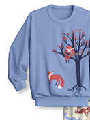 Kids - Pyjama with cuff made of 100% Cotton in Blue, , from the Toddlers Outdoor series by CALIDA, Front view, White background