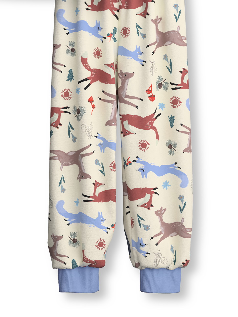 Figli - Pigiama con polsini in 100% cotone di colore Blu, , della serie Toddlers Outdoor di CALIDA, Vista frontale, Sfondo bianco