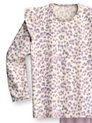 Kinder - Pyjama, lang aus 100% Baumwolle in Hellpink,  aus Serie Kids Cat von CALIDA, Vorderansicht, Weißer Hintergrund