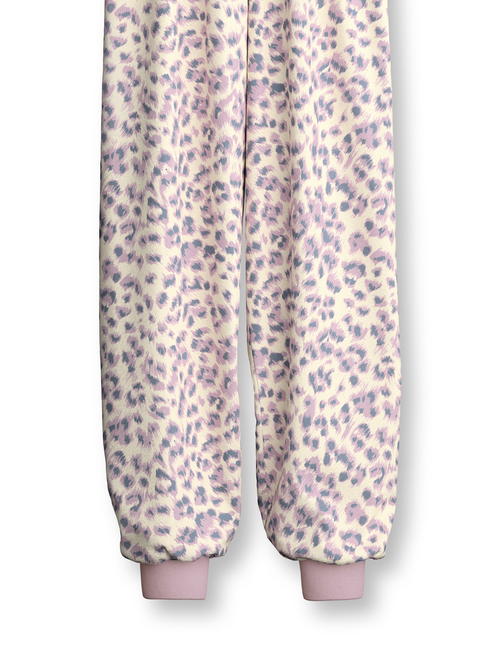 Kids - Pyjama with cuff made of 100% Cotton in Pink, Motif, from the Kids Cat series by CALIDA, Front view, White background