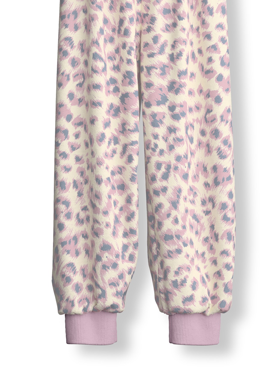 Figli - Pigiama con polsini in 100% cotone di colore Viola, , della serie Toddlers Cat di CALIDA, Vista frontale, Sfondo bianco