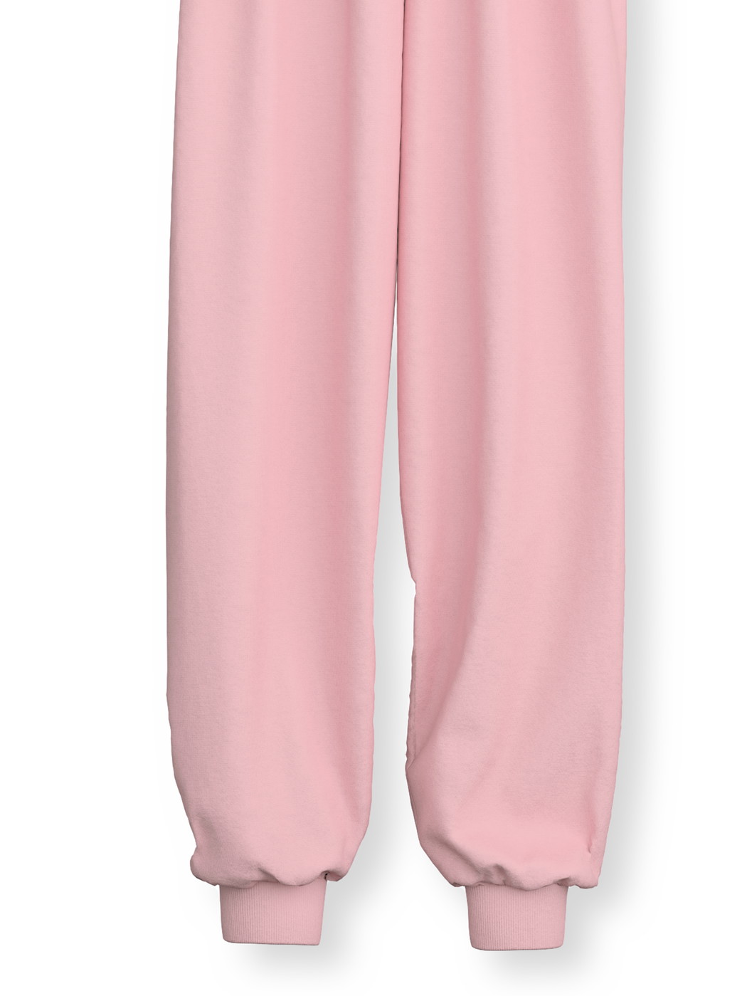 Enfant - Pyjama avec bords élastiques en 100% coton de couleur Rose, À motifs, de la série Kids Ski Resort de CALIDA, Vue de face, Fond blanc