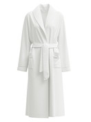 Femme - Peignoir en Coton de couleur Blanc, Unicolore, de la série Cosy Shower de CALIDA