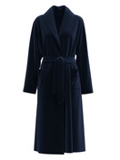 Femme - Peignoir en Coton de couleur Bleu, Unicolore, de la série Cosy Shower de CALIDA