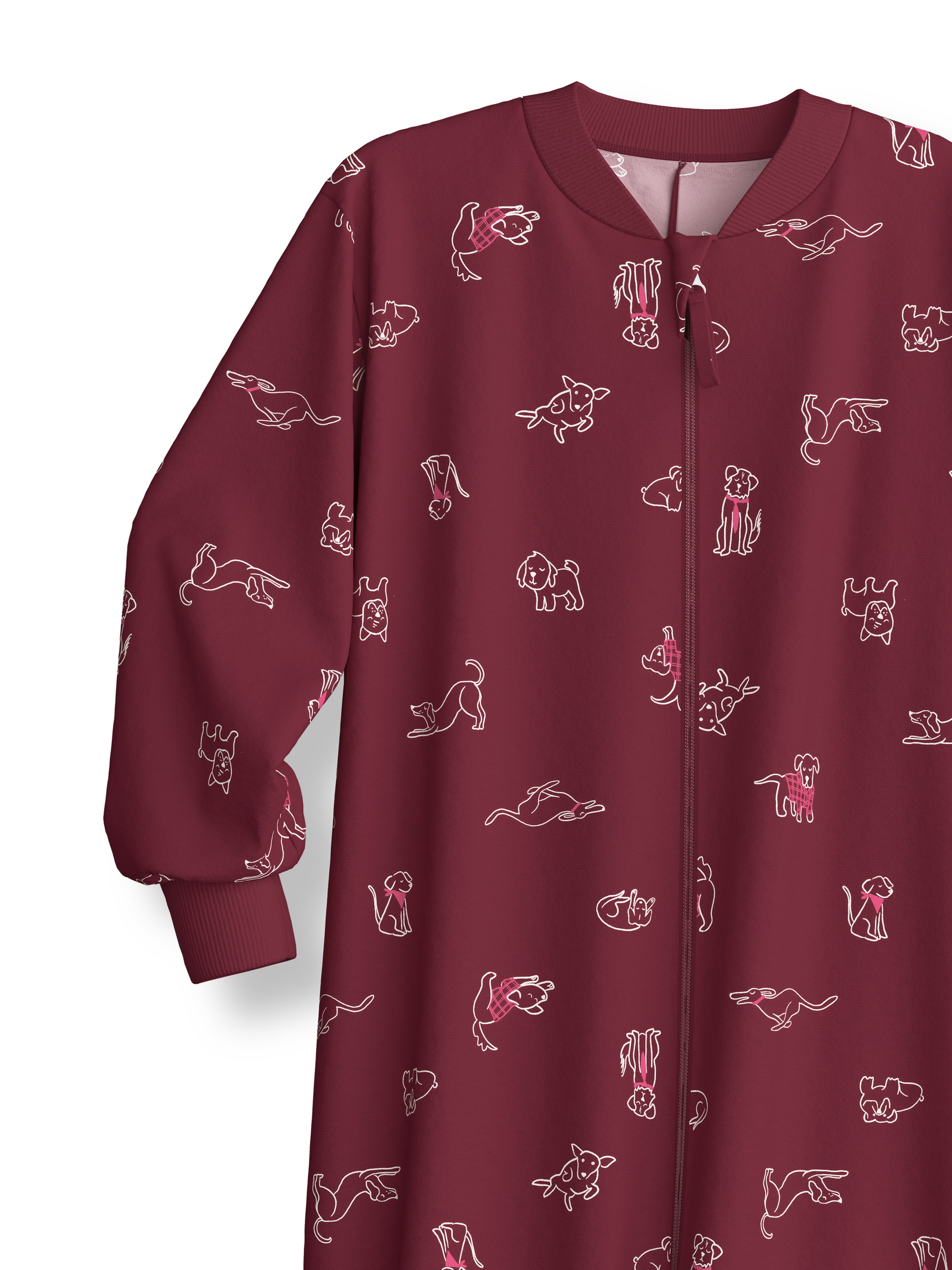 Kinder - Jumpsuit aus 100% Baumwolle in Rot,  aus Serie Family & Friends von CALIDA, Vorderansicht, Weißer Hintergrund