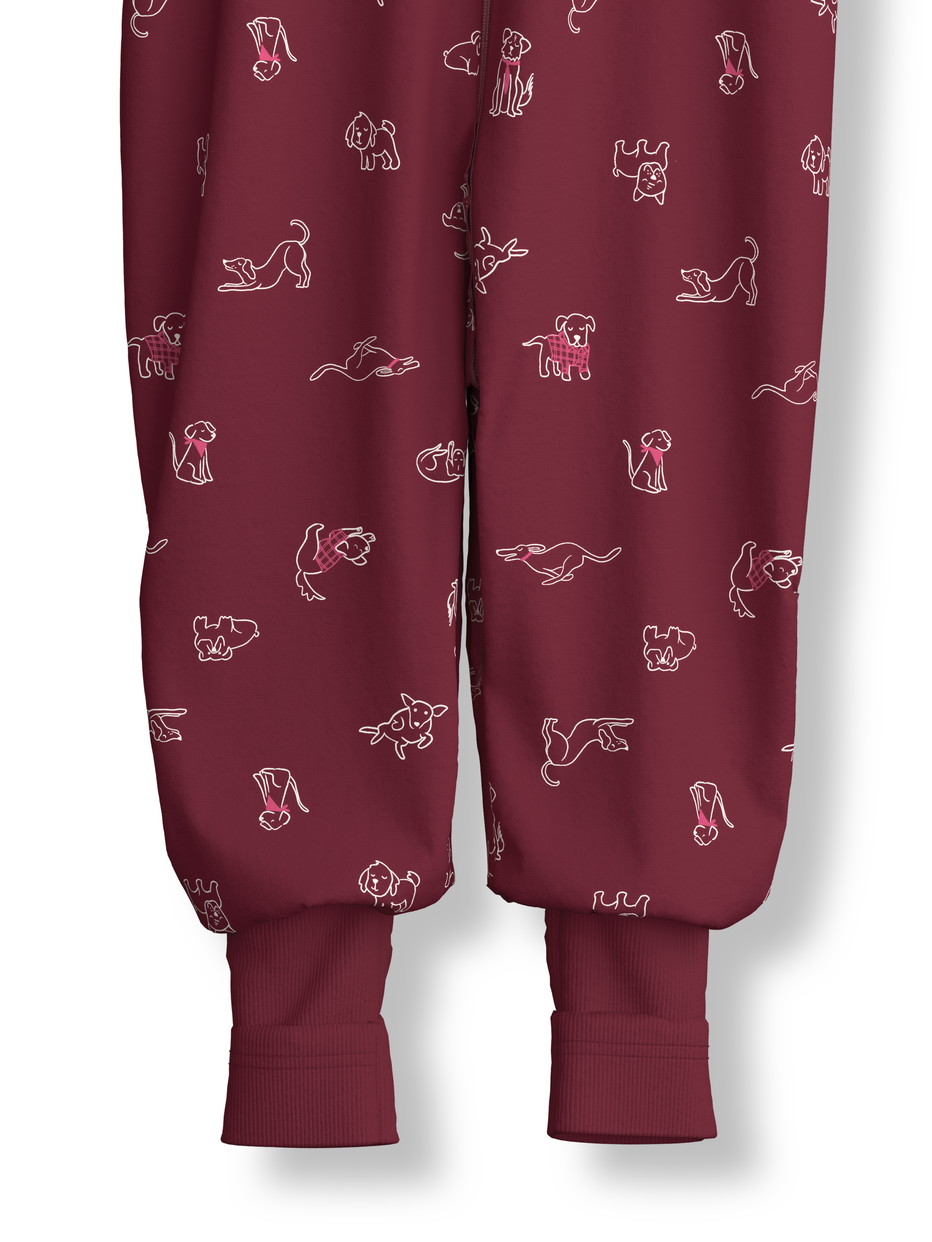 Kinder - Jumpsuit aus 100% Baumwolle in Rot,  aus Serie Family & Friends von CALIDA, Vorderansicht, Weißer Hintergrund
