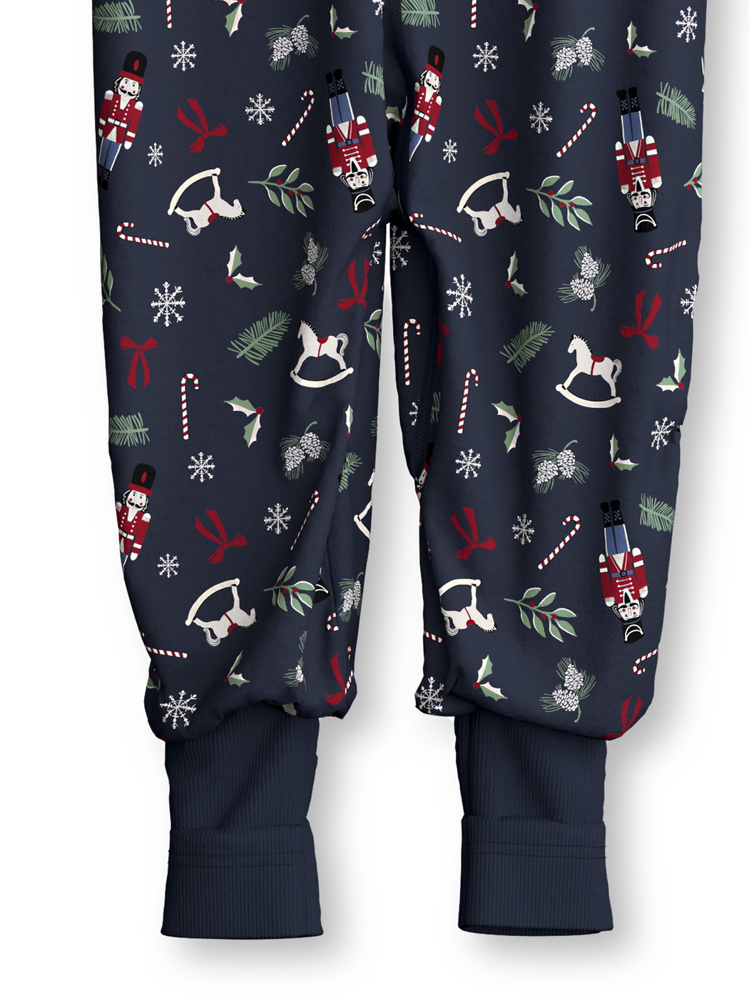 Kids - Jumpsuit made of 100% Cotton in Blue, Patterned, from the Family & Friends series by CALIDA, Front view, White background